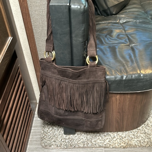 Euc Ugg suede boho bag. Perfect for fall and winter! - Picture 3 of 4